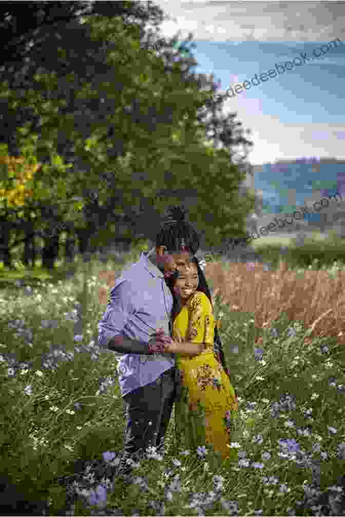 A Couple Embracing In A Field Of Flowers Adi Ventures : Short Poems (Adi Trilogy 1)