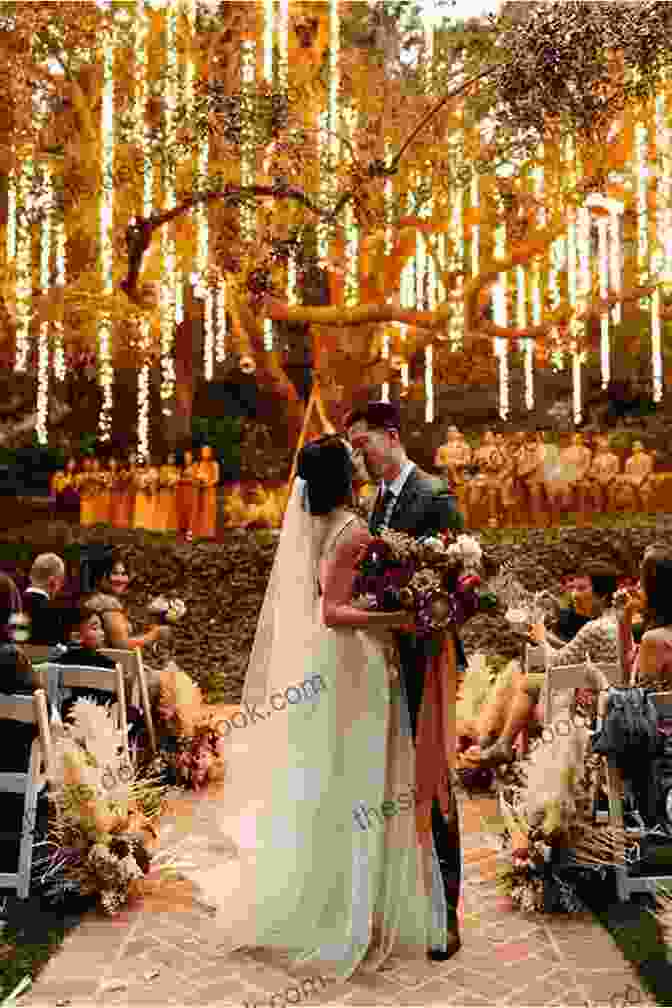 A Couple Holding Hands At A Fairytale Themed Wedding Ceremony One Enchanted Evening (Marriage By Fairytale 2)