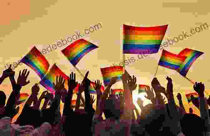 A Diverse Group Of LGBTQ+ People Holding The Rainbow Flag, A Symbol Of Their Pride And Unity The Other Side Of Rainbow