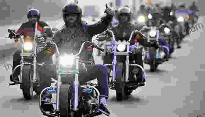 A Group Of Bikers Riding Together, Symbolizing The Brotherhood And Camaraderie Within The Motorcycle Culture Biker S Handbook: Becoming Part Of The Motorcycle Culture
