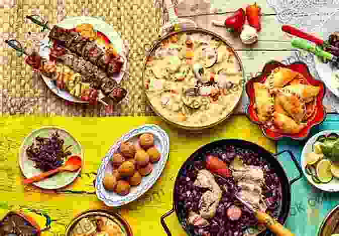 A Group Of People Sharing A Traditional Brazilian Meal. Sounds And Colours Brazil (Latin American Culture 2)