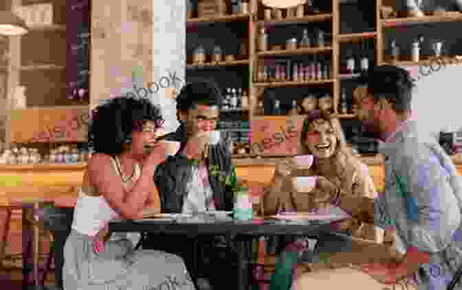 A Group Of People Sitting Around A Table Drinking Tea. Dragons Tea Other Tails J P Sullivan