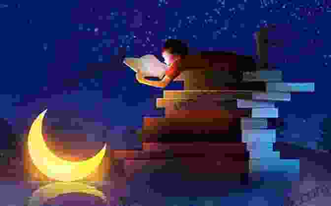 A Person Reading A Book Under A Starry Night Sky Reading With The Stars: A Celebration Of And Libraries