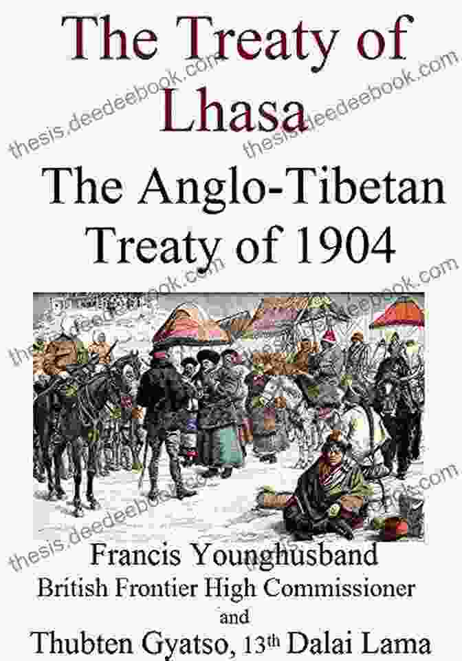 A Photograph Of The Anglo Tibetan Treaty Of 1904, Signed By Francis Younghusband And Thubten Gyatso, The 13th Dalai Lama. The Treaty Of Lhasa: The Anglo Tibetan Treaty Of 1904