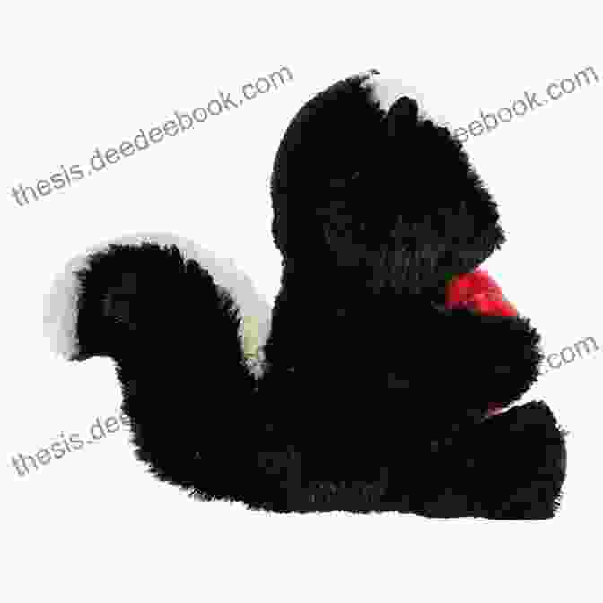 A Playful Skunk Appliqué Featuring A Mischievous Expression And Adorable Pom Pom Tail, Adding A Touch Of Whimsy To Any Crochet Creation Crochet Pattern: Skunk Applique Homeartist Design