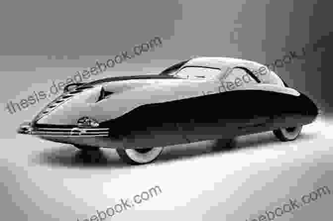 A Sleek, Streamlined Automobile From The Golden Age Of Streamlining The Golden Age Of Streamlining
