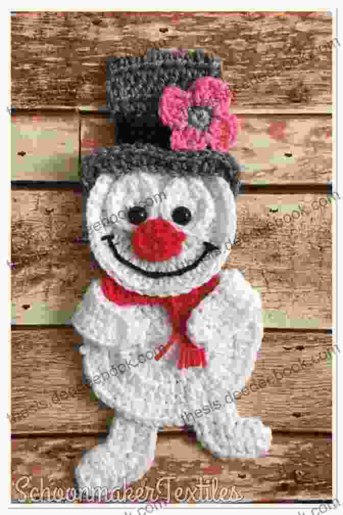 A Vibrant Frosty The Snowman Crochet Kit, Adorned With An Array Of Yarn Colors. Frosty The Snowman Crochet (Crochet Kits)