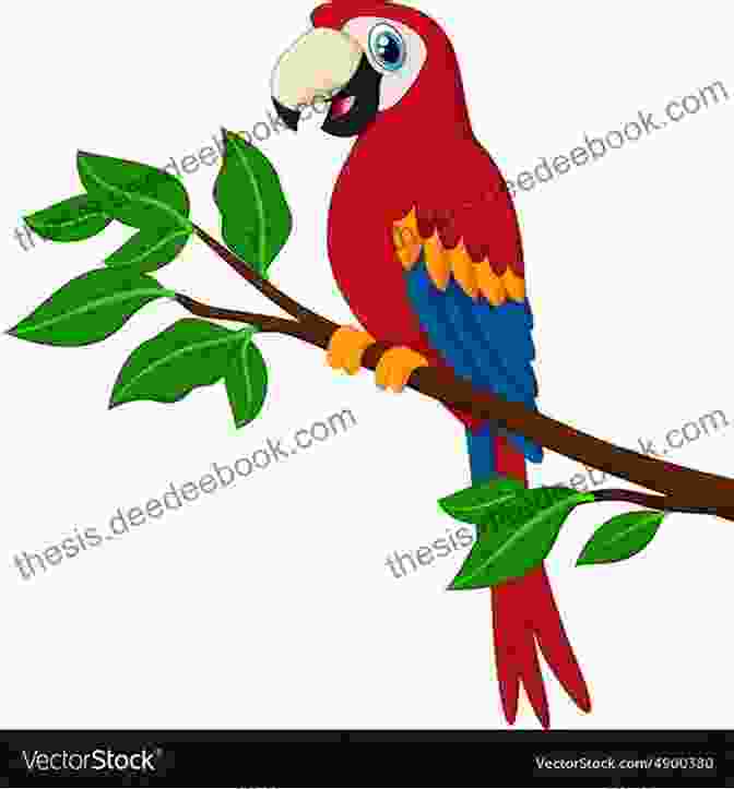 A Vibrant Illustration Of A Red Parrot Perched On A Branch Read With Biff Chip And Kipper Phonics First Stories: Level 1: The Red Parrot And Other Stories