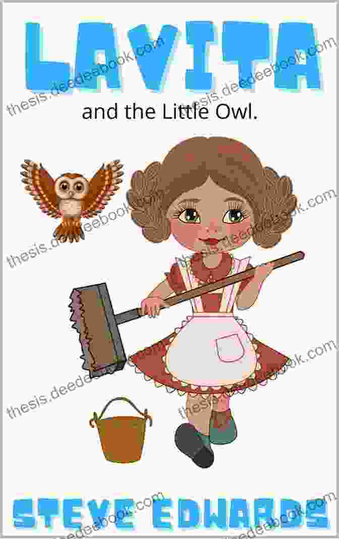 An Illustration Of Lavita The Little Owl Flying Through The Night Sky. Lavita: 3 Stories: Lavita The Little Owl Lavita The Crocodile Lavita The Fairies