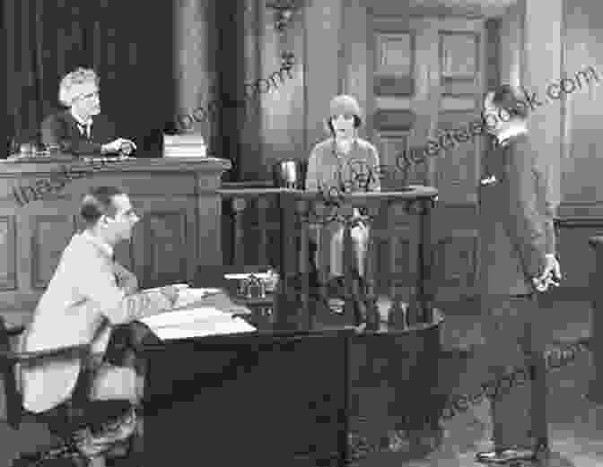 Black And White Photograph Of The Courtroom During The Trial Of William Spinney Stolen By The Sea Anna Myers