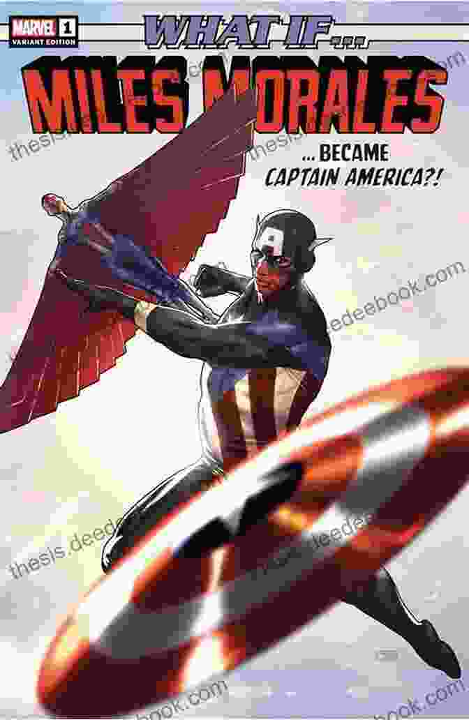 Captain America Soaring Through The Air The Courageous Captain America (Marvel Origin Story): An Origin Story
