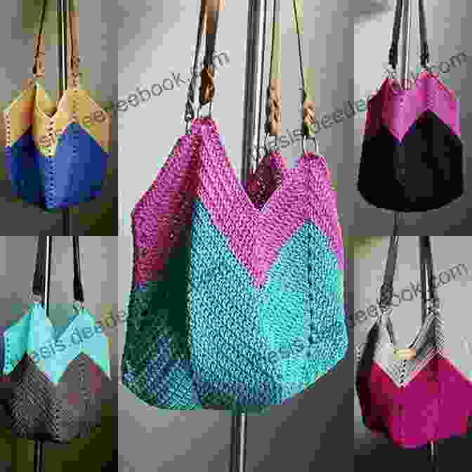 Chevron Crochet Bag Simple Bag Crochet Patterns: Crochet Stunning Bags: Knitting Bag Tutorials