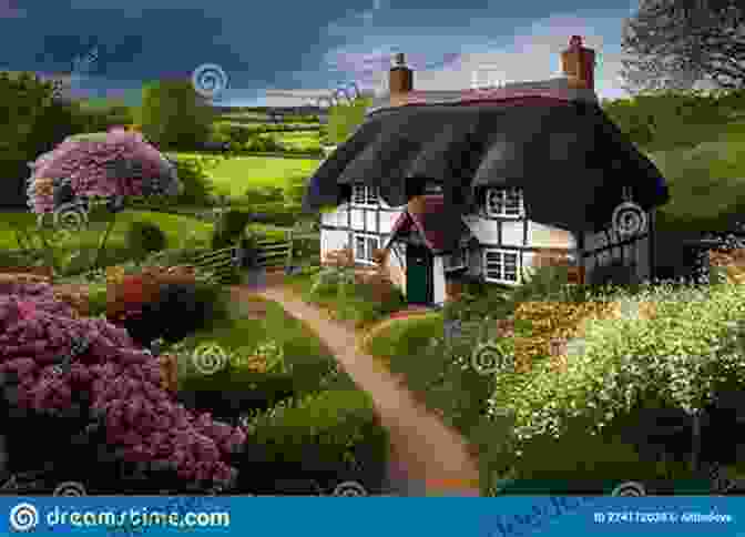Illustration Of A Wessex Landscape With Rolling Hills And A Thatched Cottage Far From The Madding Crowd: With Illustrated