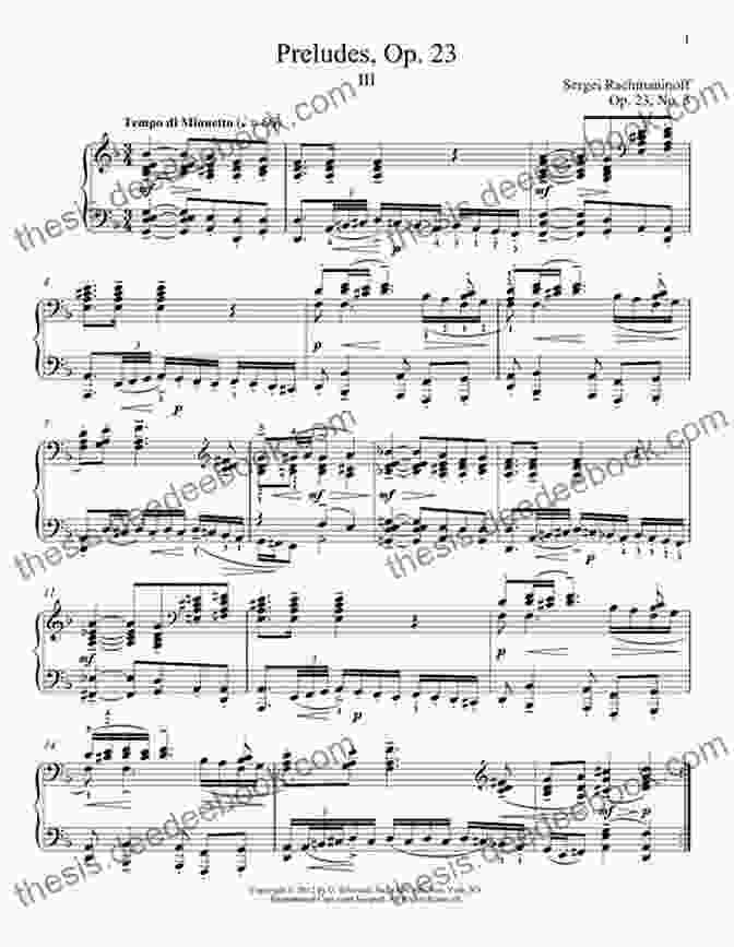 Prelude In E Minor By Sergei Rachmaninoff Keys To Artistic Performance 1: 24 Early Intermediate To Intermediate Piano Pieces To Inspire Imaginative Performance
