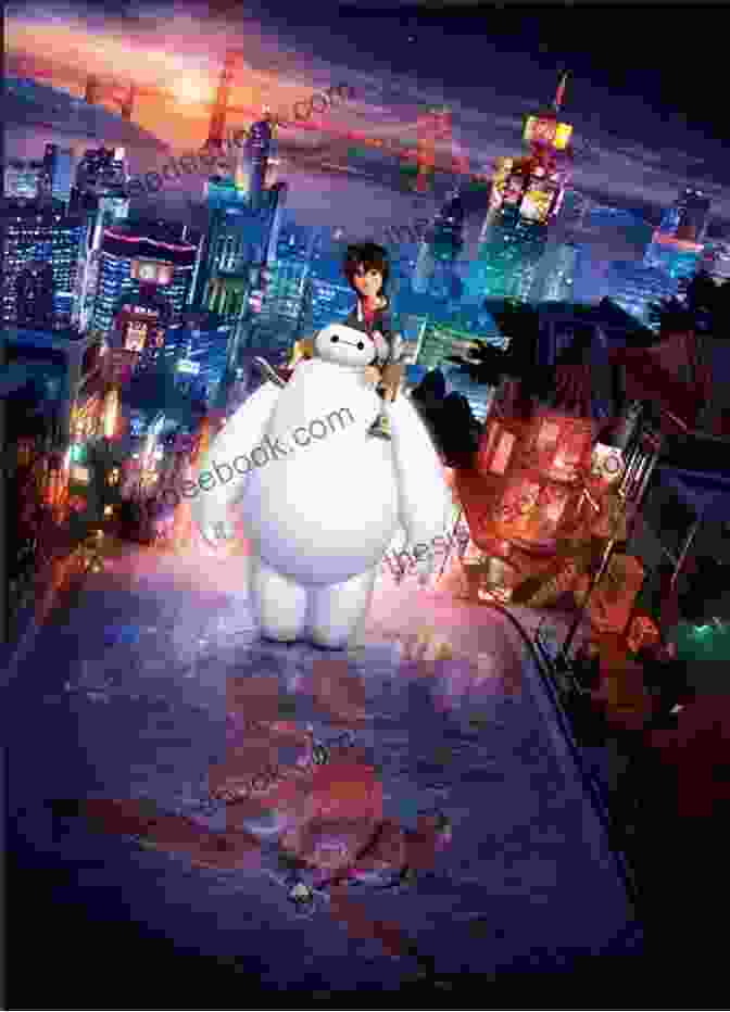 The Front Cover Of The Big Hero Little Golden Book, Showcasing Hiro And Baymax Against The Backdrop Of San Fransokyo. Big Hero 6 (Disney Big Hero 6) (Little Golden Book)