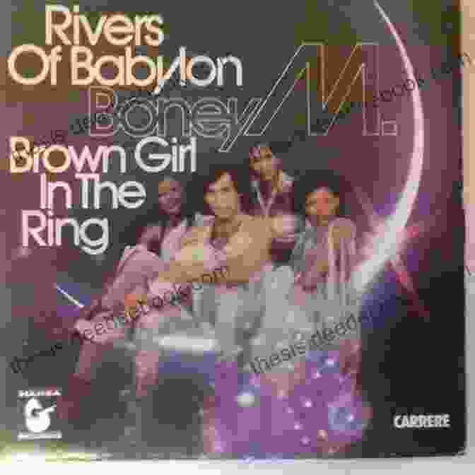 The Iconic Album Cover Of Boney M's By The Rivers Of Babylon, Featuring A Serene River Landscape And A Striking Blue Sky By The Rivers Of Babylon