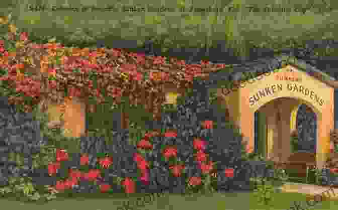 Vintage Postcard Showcasing The Sunken Garden, A Serene Sanctuary Of Manicured Lawns And Blooming Flowers Harrisburg (Postcard History Series) Jeffrey Adams