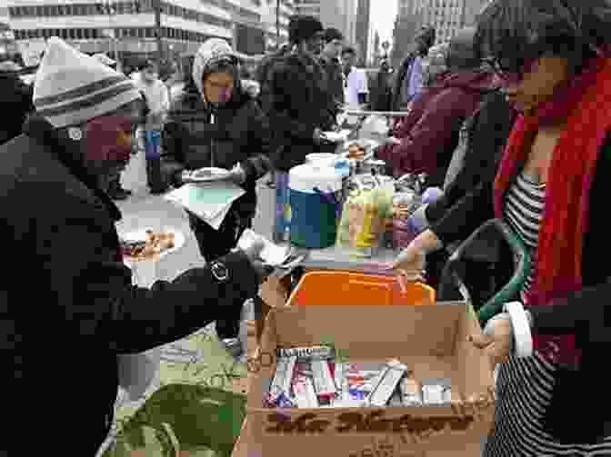 Volunteers From A Religious Community Distributing Food To Homeless Individuals, Demonstrating The Social Impact Of Religious Organizations In Providing Support To Those In Need. Music And Faith: Conversations In A Post Secular Age
