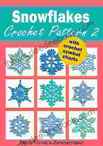 SNOWFLAKES Crochet Pattern 2: With Crochet Symbol Charts